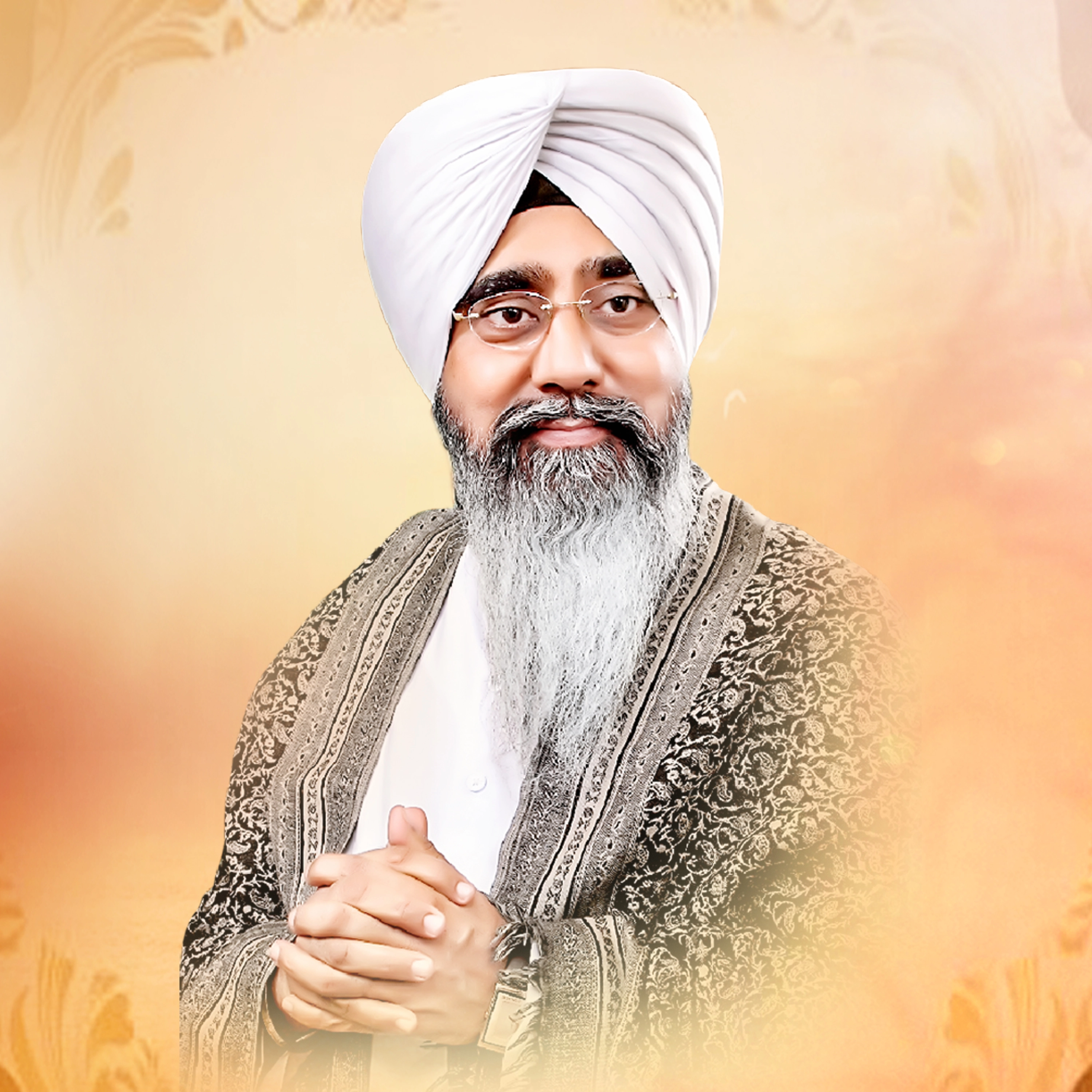 Portrait of Bhai Davinder Singh Sodhi - Gurbani Kirtan